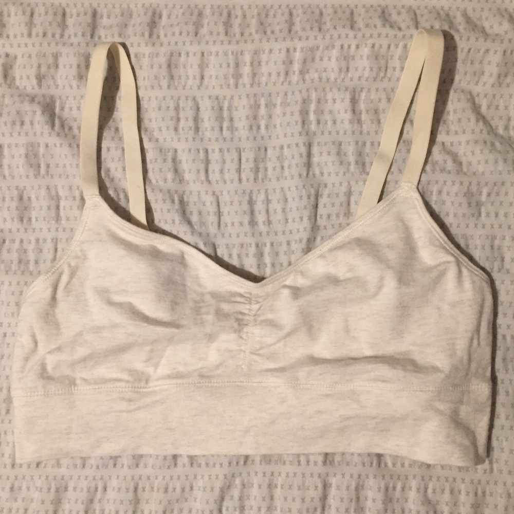 Aerie Cream Colored bralette- chill play move